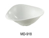 Yanco MD-918 Milando Bowl, Shape: Abstract, Color: White, Material: Melamine, Pack of 6