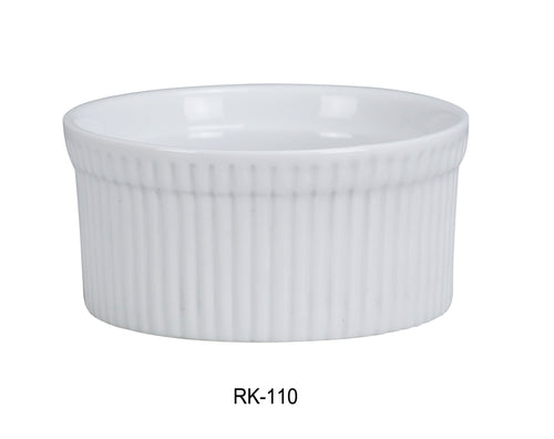 Yanco RK-110 Ramekin, Shape: Round, Color: White, Material: China, Pack of 24