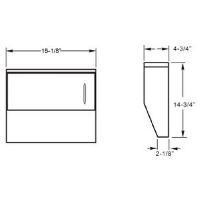 GSW C-Fold Towel Dispenser