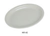 Yanco NR-40 Normandy Platter, Shape: Oval, Color: White, Material: China, Pack of 36