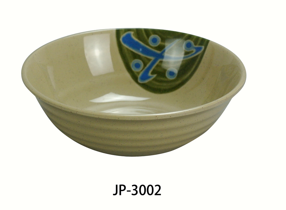 Yanco JP-3002 JapaneseBowl, Shape: Round, Color: Sand, Material: Melamine, Pack of 48