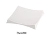Yanco RM-4209 Rome Square Sushi Plate with Foot, Melamine, Pack of 12 (1 Dz)