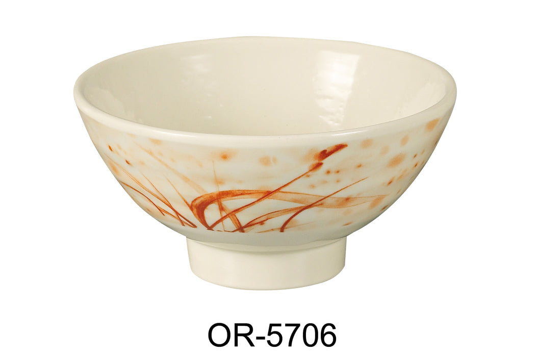 Yanco Orchis OR-5706 Soup Bowl, Melamine, Pack of 48 (4 Dz)