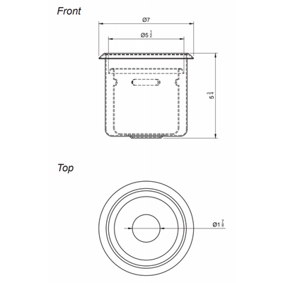 GSW Drop-In Dipperwell Sink with Faucet