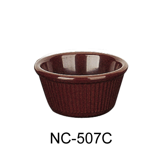 Yanco NC-507C Fluted Ramekin, Melamine, Pack of 72 (6 Dz)