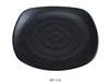 Yanco BP-1112 Black pearl-1 Square Plate, Shape: Square, Color: Black, Material: Melamine, Pack of 12