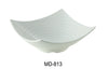 Yanco MD-813 Milando 13" Square Bowl, Shape: Square, Color: White, Material: Melamine, Pack of 12