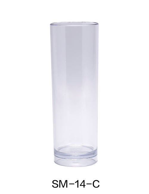 Yanco SM-14-C Stemware 14 OZ COLLINS, , Color: Clear, Material: Plastic, Pack of 24