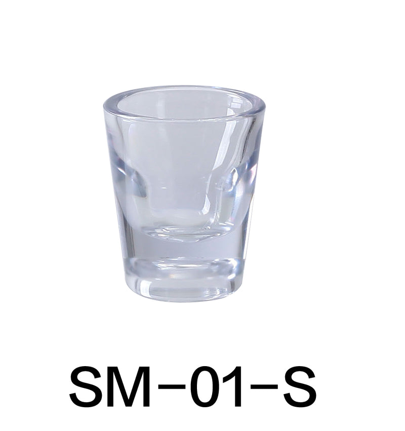 Yanco SM-01-S Stemware Short Glass, , Color: Clear, Material: Plastic, Pack of 24