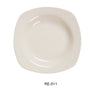 Yanco RE-511 Recovery 11.5" Square Pasta Bowl, Shape: Square, Color: White, Material: China, Pack of 12