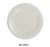 Yanco MS-009IV Mile Stone Wide Rim Round Plate, Shape: Round, Color: White, Material: Melamine, Pack of 24