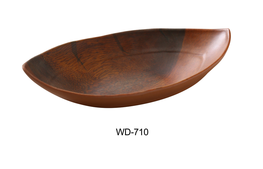 Yanco WD-710 Oval Plate, Melamine, Pack of 24 (2 Dz)