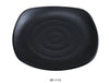 Yanco BP-1113 Black pearl-1 New Square Plate, Shape: Square, Color: Black, Material: Melamine, Pack of 12