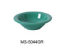 Yanco MS-5044GR Mile Stone Salad Bowl, Shape: Round, Color: Green, Material: Melamine, Pack of 48