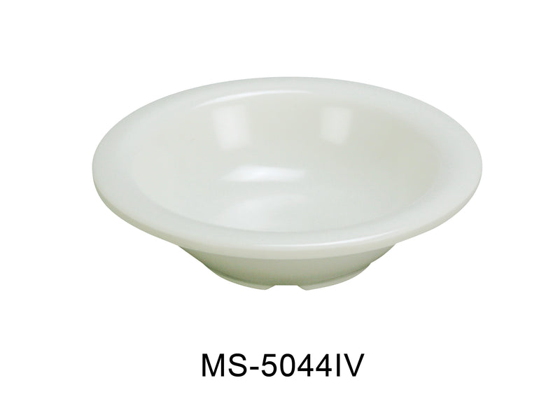 Yanco MS-5044IV Mile Stone Salad Bowl, Shape: Round, Color: Ivory, Material: Melamine, Pack of 48