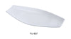 Yanco FU-807 Fuji  Platter, Shape: Rectangular, Color: White, Material: China, Pack of 36