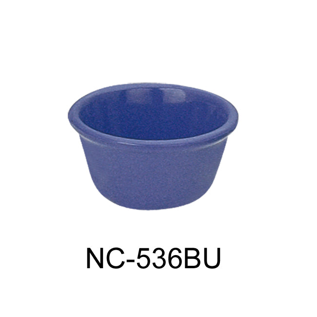 Yanco NC-536BU Mile Stone Smooth Ramekin, Melamine, Pack of 72 (6 Dz)