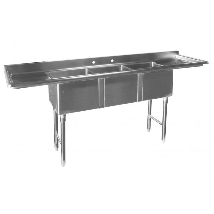 GSW Marine Edge Three Compartment Mini Sink