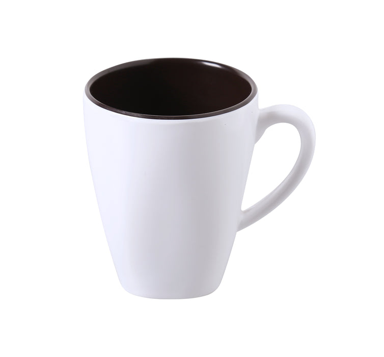 Yanco PT-9110 Two-tone Mug 10 OZ, Melamine, Pack of 24 (2 Dz)