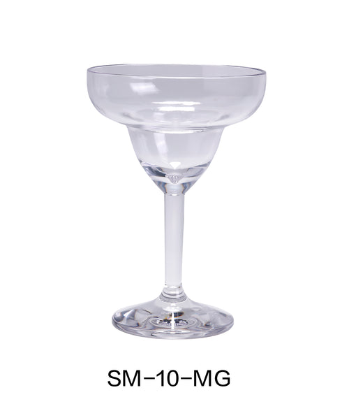 Yanco SM-10-MG Stemware 10 OZ MARGARITA, , Color: Clear, Material: Plastic, Pack of 24