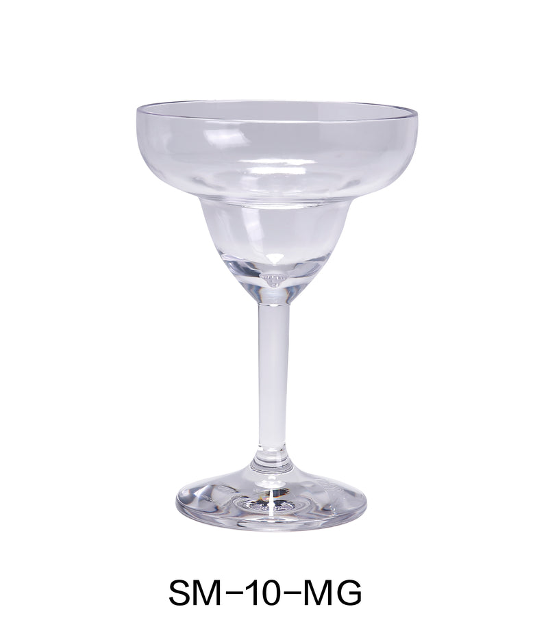 Yanco SM-10-MG Stemware 10 OZ MARGARITA, , Color: Clear, Material: Plastic, Pack of 24