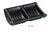 Yanco BP-4031 Black Pearl-2 Double Sauce Dish, Shape: Rectangular, Color: Black, Material: Melamine, Pack of 72