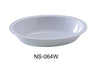 Yanco Nessico NS-064W Oval Bowl, Melamine, Pack of 24 (2 Dz)