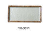 Yanco YO-3011 Yoto 11" X 5 1/2" X 3/4" Deep Rectangular Sushi Plate, Melamine, Pack of 24 (2 Dz)