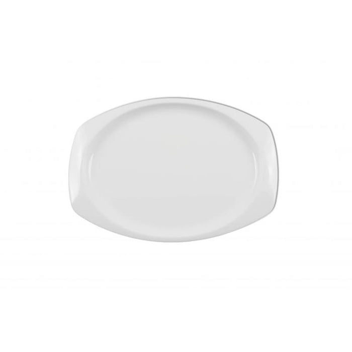 Thunder Group Melamine Western 12 1/2" X 9" RECTANGULAR PLATTER, WHITE,1 doz