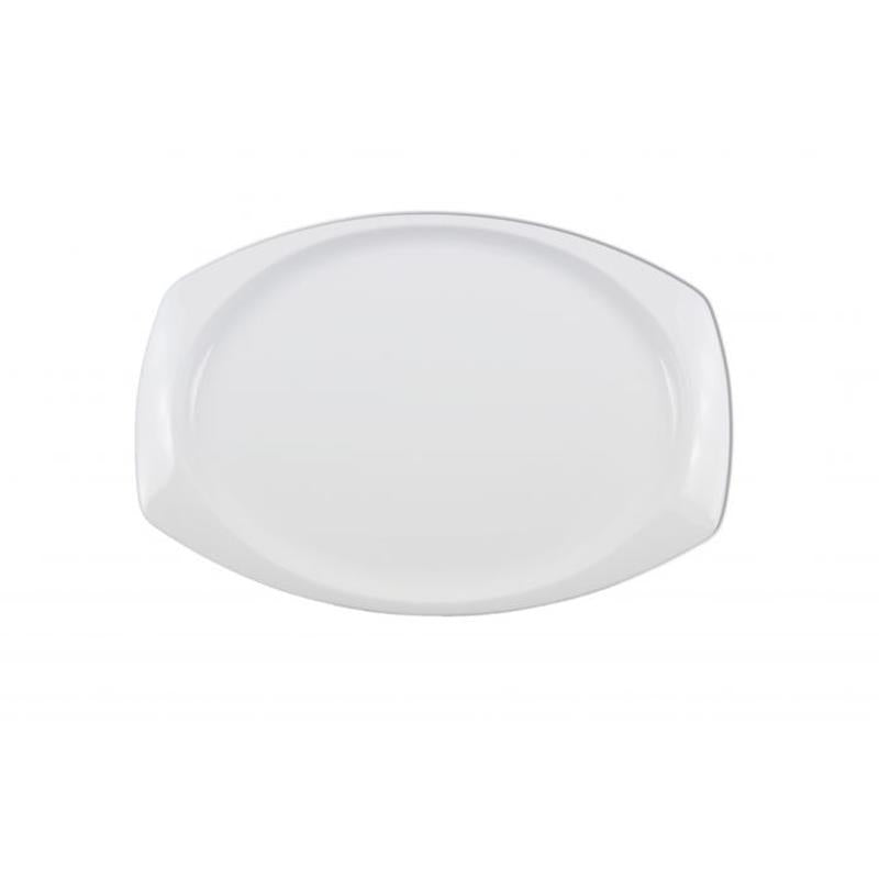 Thunder Group Melamine Western 15" X 10 5/8" RECTANGULAR PLATTER, WHITE,1 doz