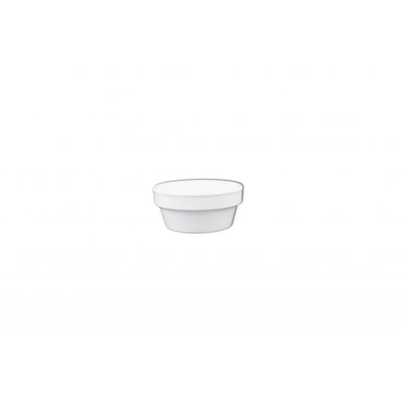 Thunder Group Melamine Western 2 1/2 OZ, 2 7/8" SAUCE CUP/RAMEKIN, WHITE,1 doz