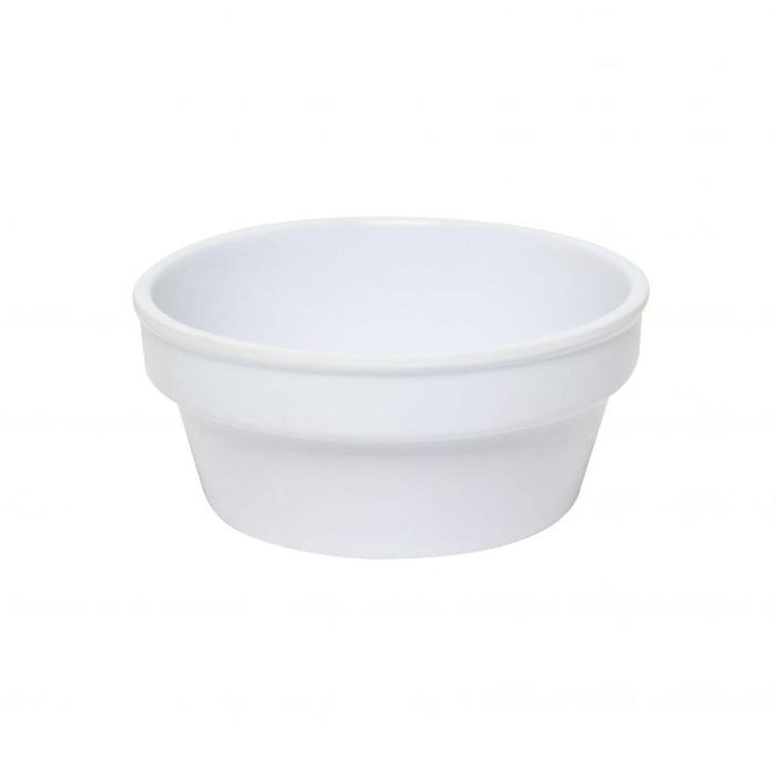 Thunder Group Melamine Western 2 1/2 OZ, 2 7/8" SAUCE CUP/RAMEKIN, WHITE,1 doz