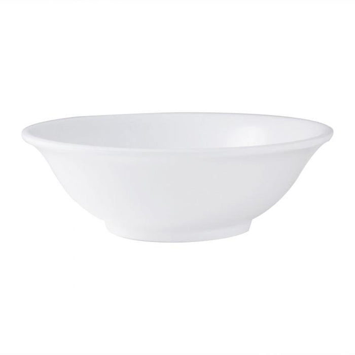 Thunder Group Melamine Western 22 OZ, 6 7/8" RIMLESS BOWL, WHITE,1 doz