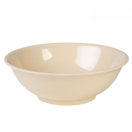 Thunder Group Melamine Western32 OZ, 7 1/2" RIMLESS BOWL, TAN,1 doz