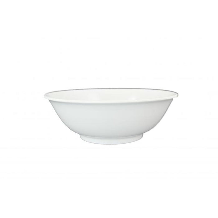 Thunder Group Melamine Western 41 OZ, 8" RIMLESS BOWL, WHITE,1 doz