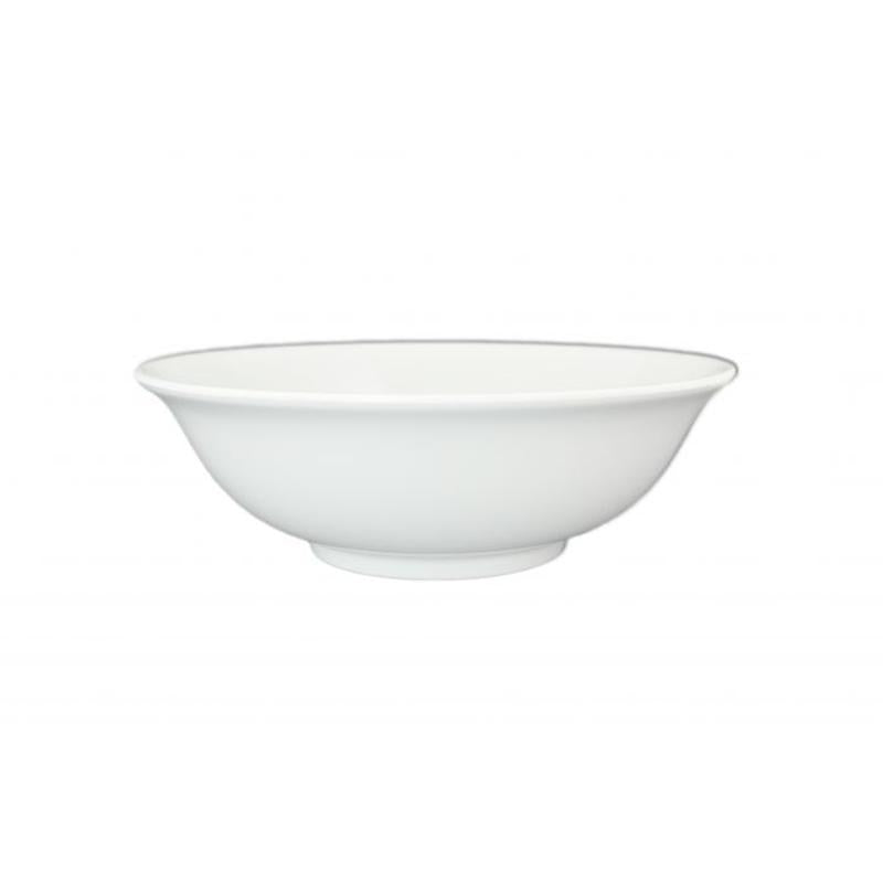 Thunder Group Melamine Western 70 OZ, 9 3/4" RIMLESS BOWL, WHITE,1 doz