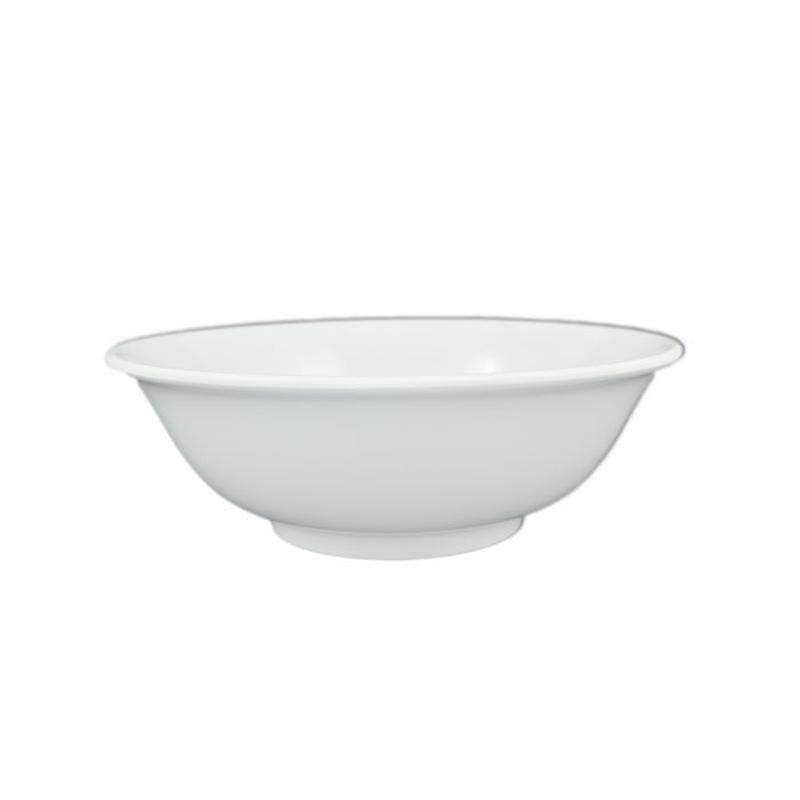 Thunder Group Melamine Western 96 OZ, 11" RIMLESS BOWL, WHITE,1 doz