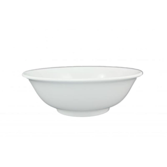 Thunder Group Melamine Western 96 OZ, 11" RIMLESS BOWL, WHITE,1 doz