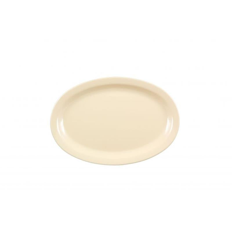 Thunder Group Melamine Western11 1/2" X 8" NARROW RIM PLATTER, TAN,1 doz