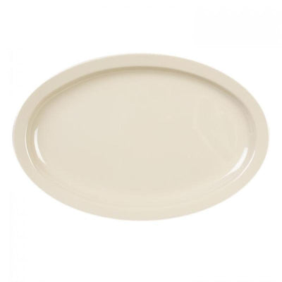 Thunder Group Melamine Western13" X 8 1/2" NARROW RIM PLATTER, TAN,1 doz