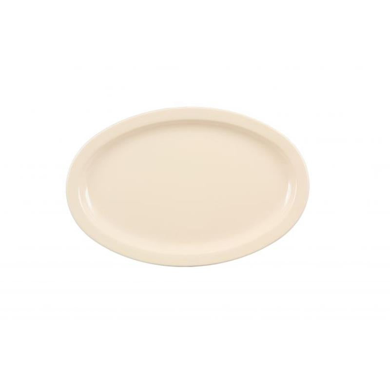 Thunder Group Melamine Western13" X 8 1/2" NARROW RIM PLATTER, TAN,1 doz