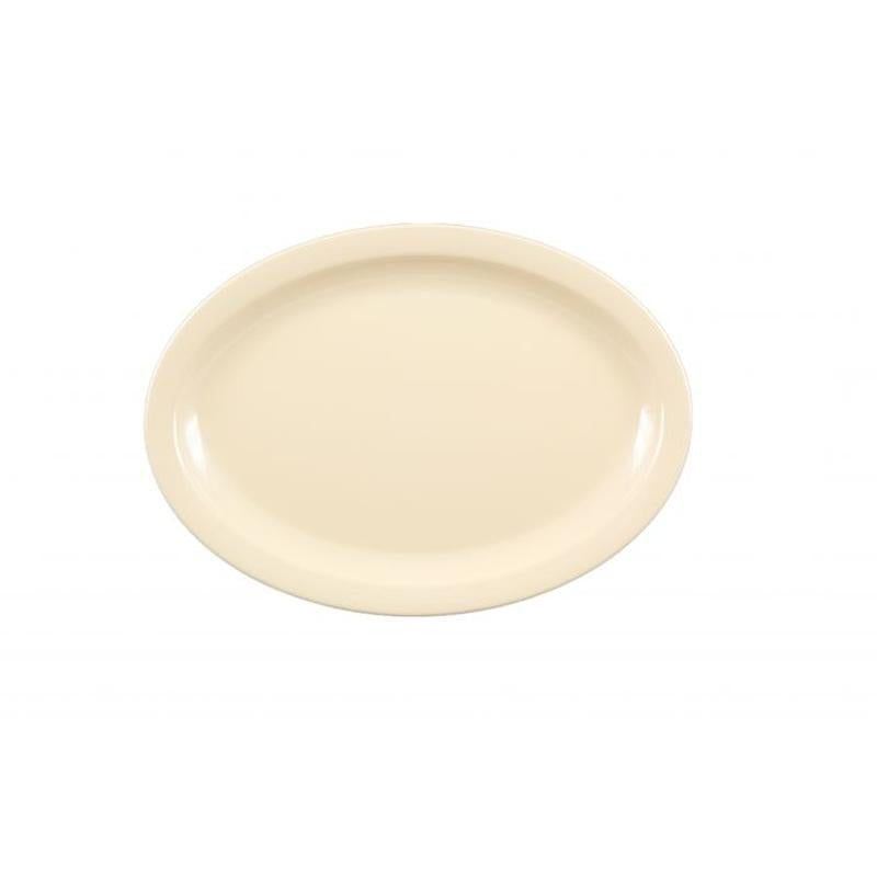Thunder Group Melamine Western13 1/4" X 9 5/8" NARROW RIM PLATTER, TAN,1 doz