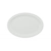 Thunder Group Melamine Western 15 1/2" X 10 7/8" NARROW RIM PLATTER, WHITE,1 doz