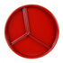 Thunder Group Melamine Western8 1/4" DEEP DIVIDED SERVER, RED (LID SOLD SEPARATELY),1 doz