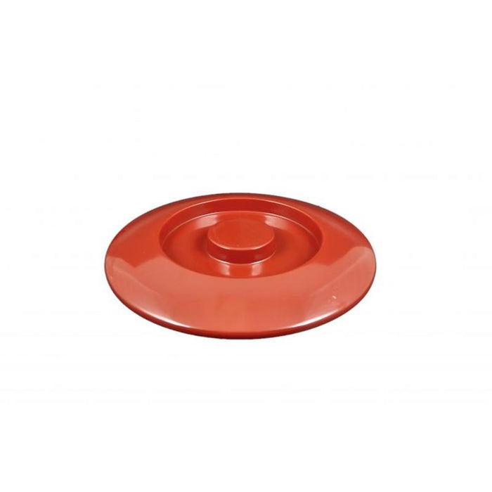 Thunder Group Melamine Western8 1/4" TORTILLA/DEEP DIVIDED SERVER (S) LID ONLY, RED,1 doz