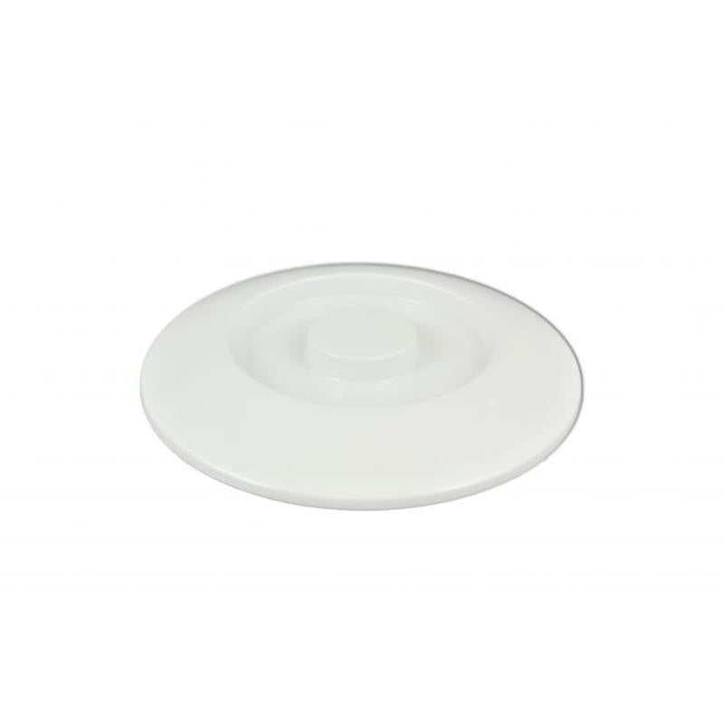 Thunder Group Melamine Western 8 1/4" TORTILLA/DEEP DIVIDED SERVER (S) LID ONLY, WHITE,1 doz