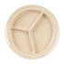 Thunder Group Melamine Western8 3/4" DEEP COMPARTMENT PLATE, TAN,1 doz
