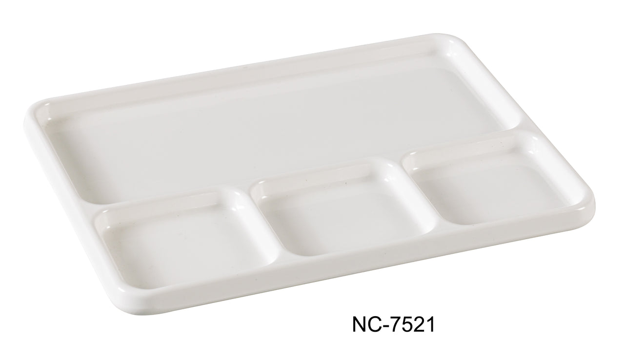 Yanco NC-7521 Compartment Collection Divided Compartment, Melamine, Pack of 24 (2 Dz)