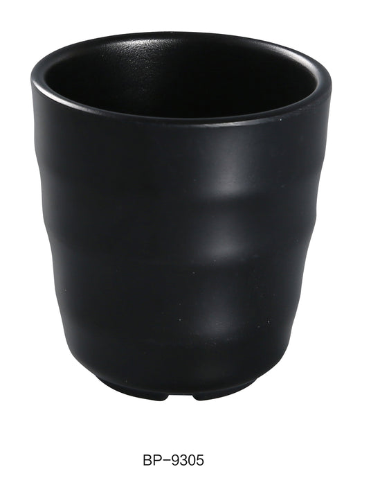 Yanco BP-9305 Black Pearl-2 Tea Cup, , Color: Black, Material: Melamine, Pack of 48
