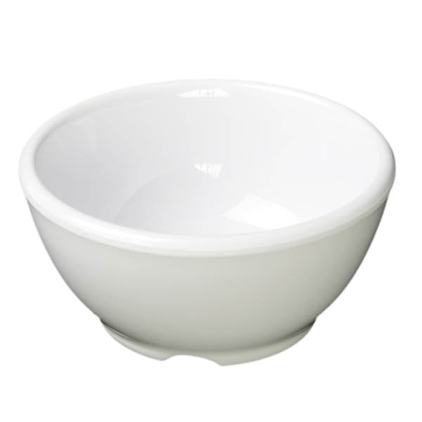 Yanco MS-504WT Mile Stone Salad/Soup Bowl, Shape: Round, Color: White, Material: Melamine, Pack of 48